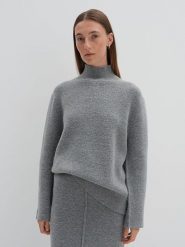 Someday Sweter w kolorze szarym rozmiar: 42. Szare swetry someday., bez wzorów, z wełny, bez ramiączek. Za 165.99 zł.