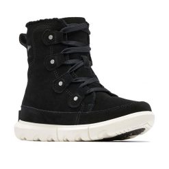 Buty trekkingowe damskie Sorel Explorer Next Joan Wp black/fawn. Czarne trekkingi Sorel. Za 399.99 zł.