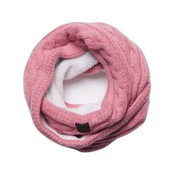 Damski tweedowy szalik z dzianiny twist Superdry. Czerwone szaliki Superdry, na zimę, z aplikacjami, z dzianiny, eleganckie. Za 221.30 zł.