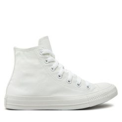 Trampki Converse. Białe trampki Converse, bez wzorów, bez zapięcia. Za 219.99 zł.