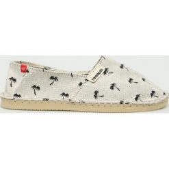 Havaianas - Espadryle. Brązowe espadryle Havaianas, bez wzorów, z materiału, bez obcasa, bez zapięcia. W wyprzedaży za 79.90 zł.
