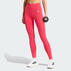 Długie legginsy Optimé Essentials Stash Pocket. Brązowe legginsy Adidas, l, bez wzorów, z elastanu, z podwyższonym stanem, długie. Za 199.00 zł.