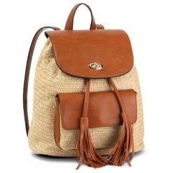 Plecak DeeZee. Brązowe plecaki DeeZee, bez wzorów. Za 53.99 zł.