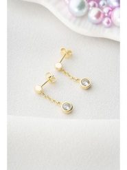 Lodie Silver Srebrne kolczyki-wkrętki z cyrkoniami rozmiar: onesize. Szare kolczyki Lodie Silver, z cyrkonią, srebrne. Za 113.10 zł.