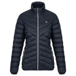 Pikowana kurtka damska Irbora w ciemnoszarym - Ciepła i wodoodporna. Szare kurtki sportowe LOOP, bez wzorów, bez kaptura, rowerowe. Za 226.99 zł.