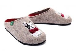 DR. BRINKMANN 320015-08 beige, kapcie/klapki damskie. Brązowe obuwie domowe Dr. Brinkmann, bez wzorów, bez zapięcia. Za 254.90 zł.