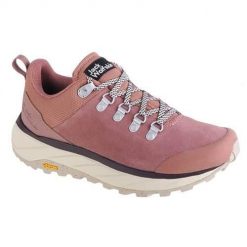 Buty do chodzenia damskie Jack Wolfskin Terraventure Urban Low. Czerwone obuwie sportowe Jack Wolfskin, z gumy, bez zapięcia, trekkingowe. Za 608.00 zł.