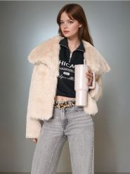 Jeansy wide leg - szary. Szare jeansy Sinsay, l, bez wzorów, z podwyższonym stanem. Za 49.99 zł.