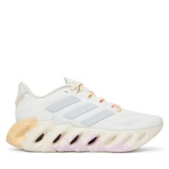 Buty do biegania adidas. Białe obuwie sportowe Adidas, bez zapięcia, do biegania. Za 479.99 zł.