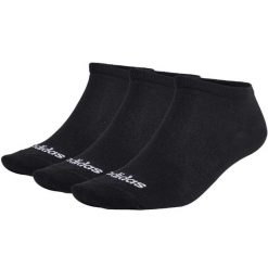 Skarpety adidas Thin Linear Low-Cut Socks 3P. Czarne skarpety Adidas, bez wzorów. Za 34.90 zł.