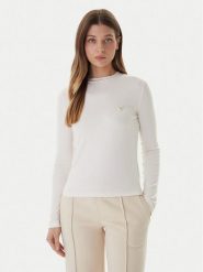 Guess Bluzka V6RI00 KD741 Écru Slim Fit. Bluzki Guess, xxs, z aplikacjami, z bawełny, bez kołnierzyka, bez ramiączek. Za 199.99 zł.