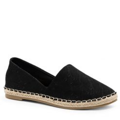 Espadryle Jenny Fairy. Czarne espadryle Jenny Fairy, bez wzorów, bez obcasa, bez zapięcia. Za 43.99 zł.