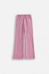 Sztruksowe legginsy z długą nogawką. Czerwone legginsy COCCODRILLO, s, bez wzorów, ze sztruksu, długie. W wyprzedaży za 69.90 zł.