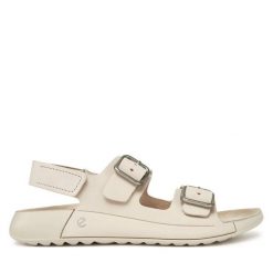 Sandały ECCO. Sandały ecco, bez wzorów, bez obcasa, na płaskiej podeszwie, bez zapięcia. Za 439.99 zł.
