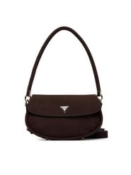 Guess Torebka Danya HWSG99 18190 Brązowy ciemny. Brązowe torebki klasyczne Guess, z aplikacjami, ze skóry, bez dodatków. Za 589.99 zł.