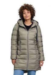 CARTOON Płaszcz pikowany w kolorze zielonym rozmiar: 44. Zielone płaszcze Cartoon, bez wzorów, bez kaptura. Za 208.83 zł.