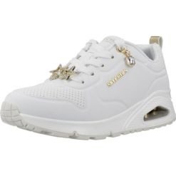 Buty SKECHERS UNO GEN1 TRENDY JEWELS Biały. Białe trekkingi Skechers, z syntetyku, trekkingowe. Za 321.99 zł.