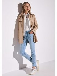 Street One Dżinsy - Skinny fit - w kolorze błękitnym rozmiar: W29/L28. Niebieskie jeansy Street One, l, z aplikacjami. Za 162.95 zł.