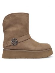 Guess Śniegowce FLFDOL ESU10 Zielony. Zielone trapery i śniegowce Guess, z materiału. Za 579.99 zł.