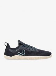 Buty lifestyle damskie Vivobarefoot Primus Lite Knit. Niebieskie trekkingi Vivobarefoot, z włókna, do biegania. Za 565.39 zł.