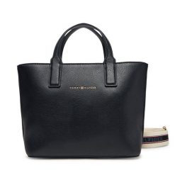 Torebka Tommy Hilfiger. Niebieskie shopper TOMMY HILFIGER, bez wzorów, bez dodatków. Za 559.99 zł.