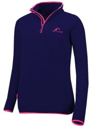 Westfjord Bluza polarowa "Hekla" w kolorze granatowo-różowym rozmiar: L. Niebieskie bluzy sportowe Westfjord, l, bez wzorów, z materiału, bez kaptura. Za 91.99 zł.