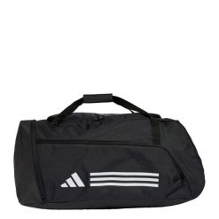 Torba Essentials 3-Stripes Duffel Large. Białe torby na ramię Adidas, bez wzorów, z materiału, na ramię, bez dodatków. Za 199.00 zł.