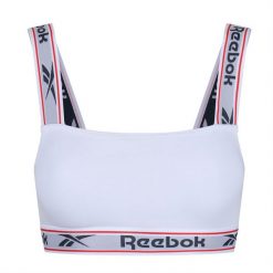 Biustonosz Sportowy Damski Krystal. Białe koszulki sportowe Reebok, bez wzorów, bez ramiączek. Za 206.99 zł.