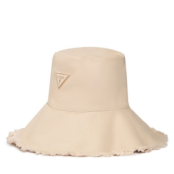 Kapelusz Guess. Brązowe kapelusze Guess, z aplikacjami. Za 204.99 zł.