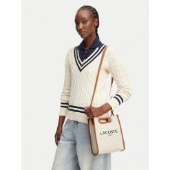 Torebka Lacoste. Białe torebki klasyczne Lacoste, bez wzorów, bez dodatków. Za 458.99 zł.