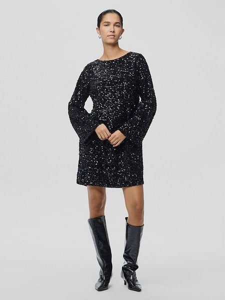 Pieces Sukienka w kolorze czarnym rozmiar: M. Czarne sukienki Pieces, na co dzień, m, bez wzorów, bez kołnierzyka, bez ramiączek, mini, proste. Za 147.91 zł.