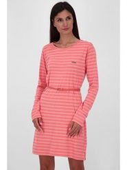 Alife and kickin Sukienka "Ellin" w kolorze różowym rozmiar: M. Różowe sukienki Alife and Kickin, na co dzień, m, z aplikacjami, ze skóry, bez kołnierzyka, bez ramiączek, mini, proste. Za 82.99 zł.