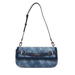 Torebka Guess. Niebieskie torebki klasyczne Guess, z aplikacjami, bez dodatków. Za 659.99 zł.