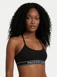 Polo Ralph Lauren Biustonosz top 4P0477 Czarny. Czarne biustonosze Polo Ralph Lauren, bez wzorów, z bawełny. Za 297.99 zł.