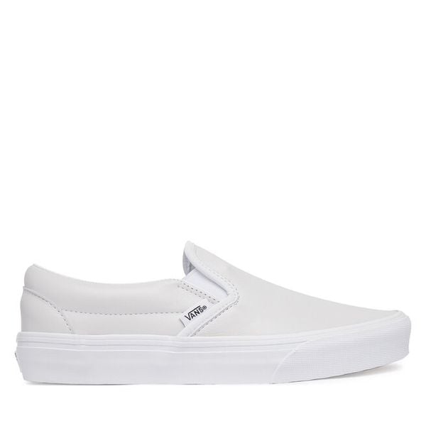 Tenisówki Vans. Białe trampki Vans, bez wzorów, bez zapięcia. Za 399.99 zł.