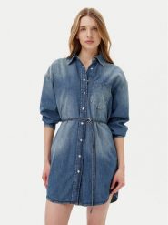 JOOP! Jeans Sukienka jeansowa Nele 30046673 Niebieski Regular Fit. Niebieskie sukienki Joop! Jeans, m, bez wzorów, z bawełny, bez kołnierzyka, bez ramiączek. Za 379.99 zł.