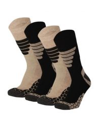 Skarpety trekkingowe Coolmax® do łydki 4 pary – Beżowy. Brązowe skarpety XTREME SOCKSWEAR, bez wzorów, z bawełny. Za 173.56 zł.