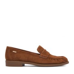 Lordsy MEXX. Brązowe lordsy Mexx, bez wzorów, bez obcasa, bez zapięcia. Za 349.99 zł.