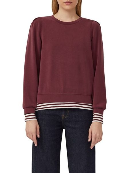 S.Oliver Bluza w kolorze bordowym rozmiar: 34. Czerwone bluzy S.Oliver, s, bez wzorów, bez kaptura. Za 139.95 zł.