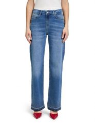 CARTOON Dżinsy - Regular fit - w kolorze niebieskim rozmiar: 40. Niebieskie jeansy Cartoon, bez wzorów, z podwyższonym stanem. Za 147.45 zł.