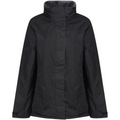 Damska Kurtka Przeciwdeszczowa Beauford. Czarne kurtki sportowe Regatta, xl, bez wzorów, bez kaptura, trekkingowe. Za 220.99 zł.