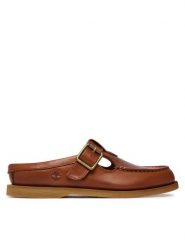 Timberland Klapki CLASSIC BOAT TB0A5MT9EM61 Brązowy. Brązowe klapki Timberland, bez wzorów, ze skóry, bez obcasa. Za 669.99 zł.