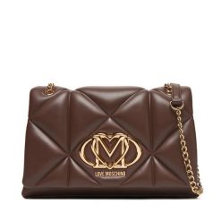 Torebka LOVE MOSCHINO. Brązowe torebki klasyczne Love Moschino, bez wzorów, bez dodatków. Za 1,039.00 zł.