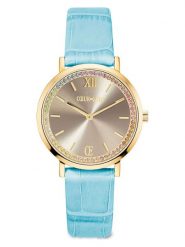 COEUR DE LION Zegarek kwarcowy w kolorze złoto-błękitnym rozmiar: onesize. Niebieskie, analogowe zegarki COEUR DE LION, ze stali. Za 543.99 zł.