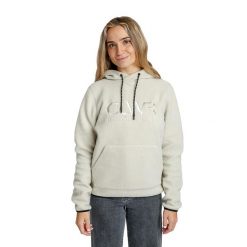 Bluza damska Colourwear Teddy Hood 2.0. Brązowe bluzy Colourwear, na zimę, xs, bez wzorów, bez kaptura. Za 239.99 zł.