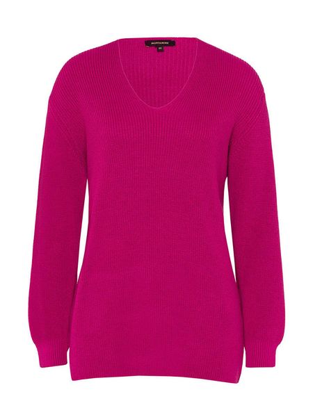 More & More Sweter w kolorze różowym rozmiar: 38. Różowe swetry More & More, bez wzorów, prążkowane, bez ramiączek. Za 82.83 zł.