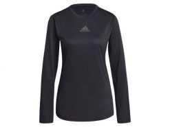 Bluza damska ADIDAS W UFORU LS T XXS. Czarne bluzy Adidas, xs, bez wzorów, bez kaptura. Za 149.00 zł.