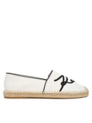 KARL LAGERFELD Espadryle Kamini KL80123R Biały. Białe espadryle KARL LAGERFELD, bez wzorów, z materiału, bez obcasa, bez zapięcia. Za 659.99 zł.