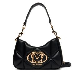 Torebka LOVE MOSCHINO. Czarne torebki klasyczne Love Moschino, bez wzorów, bez dodatków. Za 1,019.00 zł.