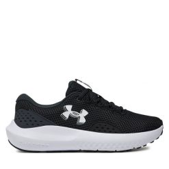 Buty do biegania Under Armour. Czarne obuwie sportowe Under Armour, bez zapięcia, do biegania. Za 199.99 zł.